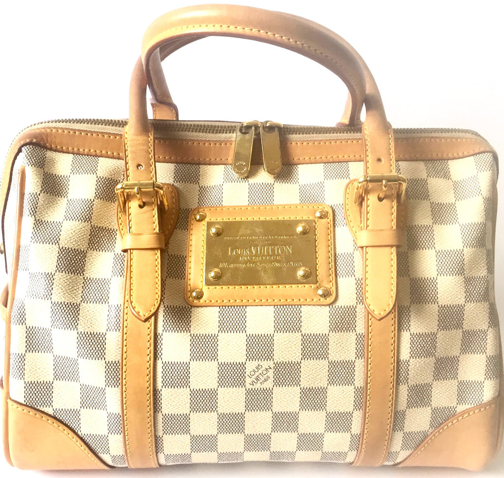 Louis Vuitton Damier Azur Canvas Berkeley Bag | Pre Loved | - Secret Stash