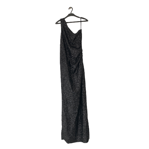 Maheen Karim Black Sequins Dress