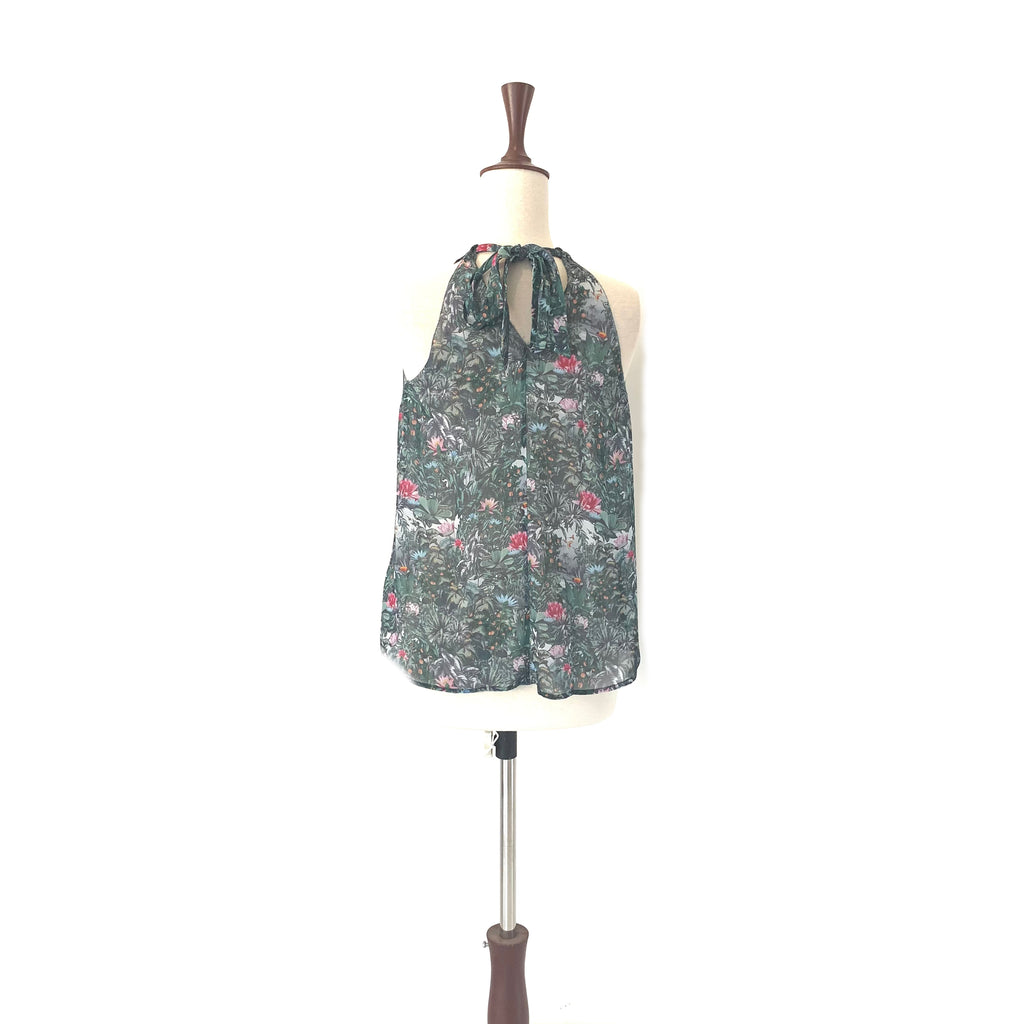 H&M Floral Print Sleeveless Top | Gently Used |