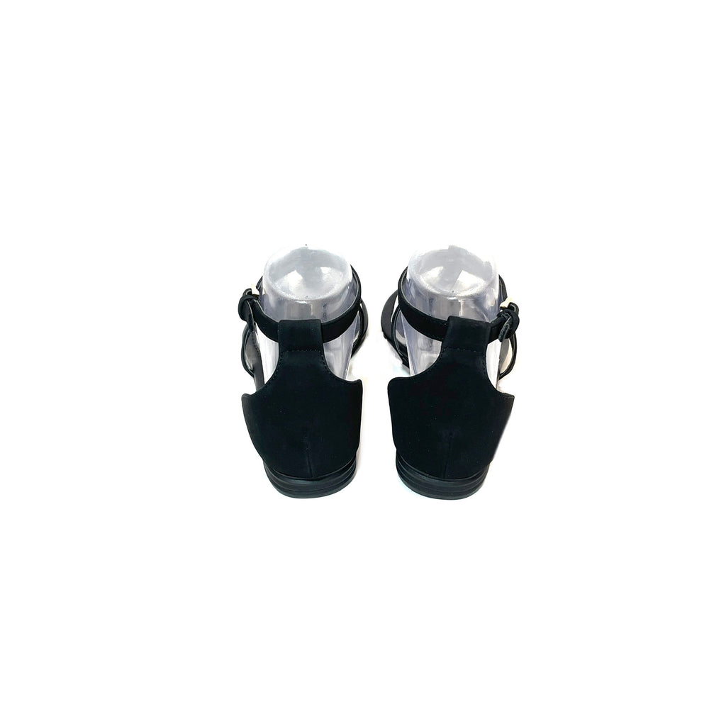 Tommy Hilfiger Black Thong Logo Sandals | Like New |