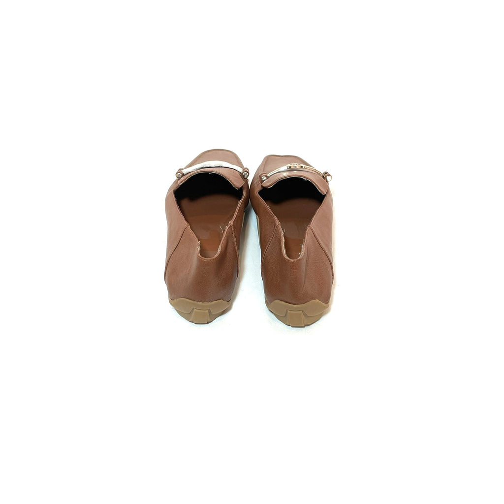 DKNY Brown Leather Loafers | Like New |