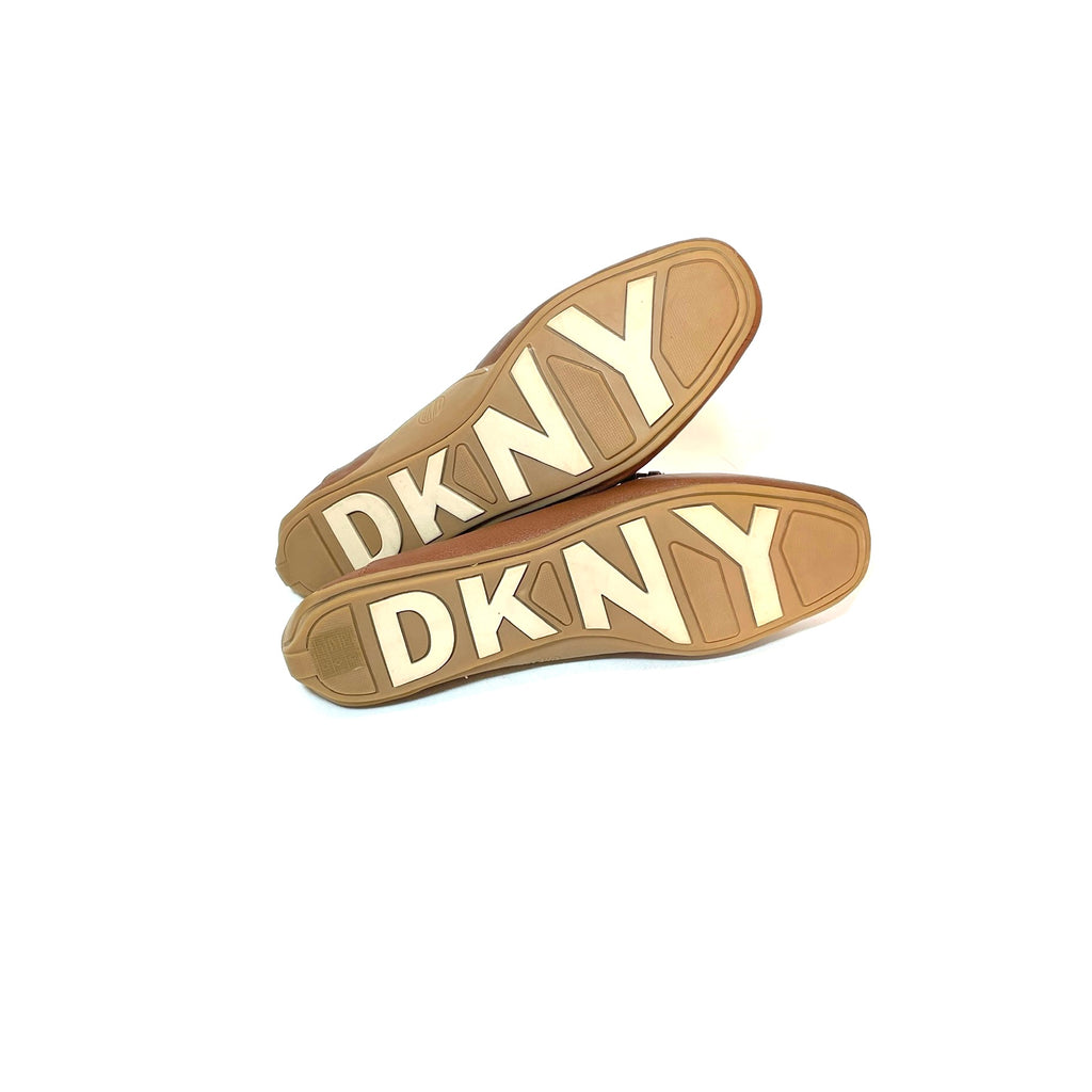 DKNY Brown Leather Loafers | Like New |
