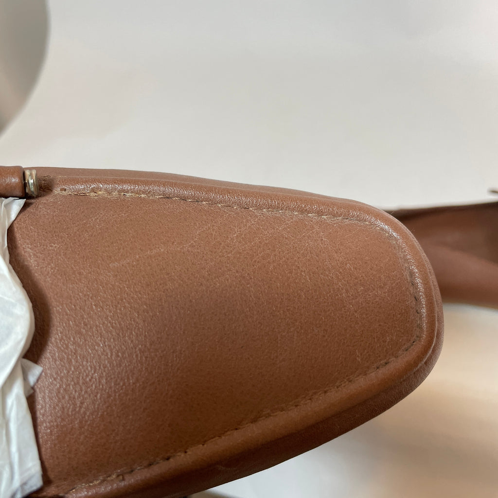 DKNY Brown Leather Loafers | Like New |