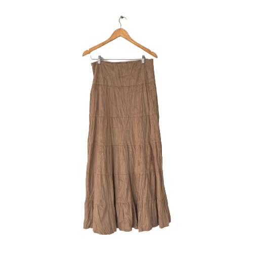 Koton Camel Velour Skirt