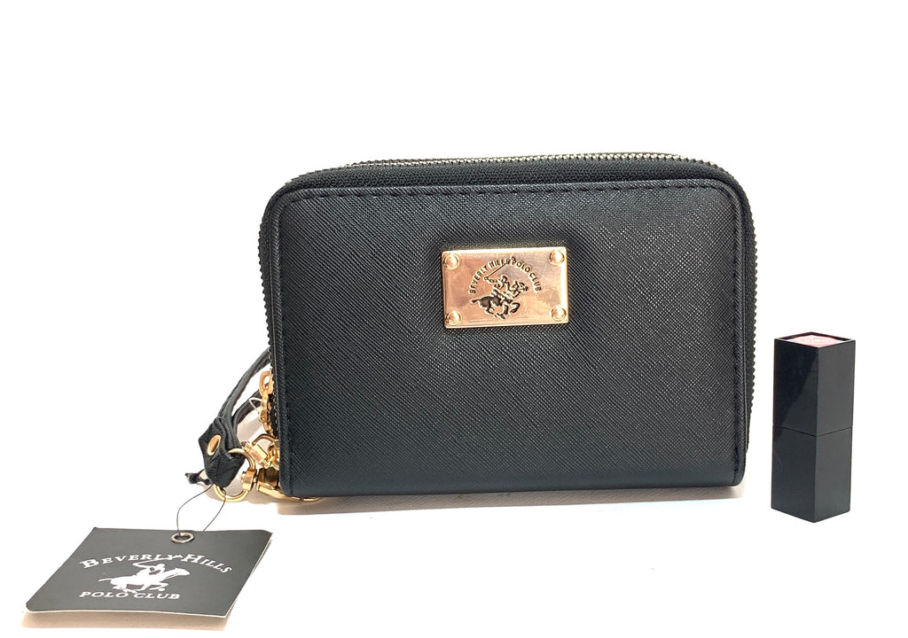 Beverly Hills Polo Club Association Black Wallet | Brand New |