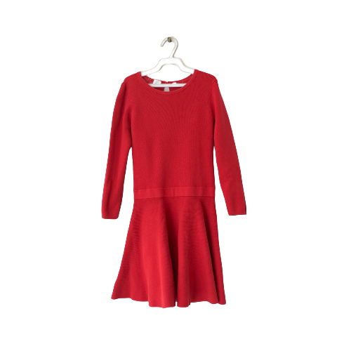 GAP Red Long-sleeved Dress (8 years)