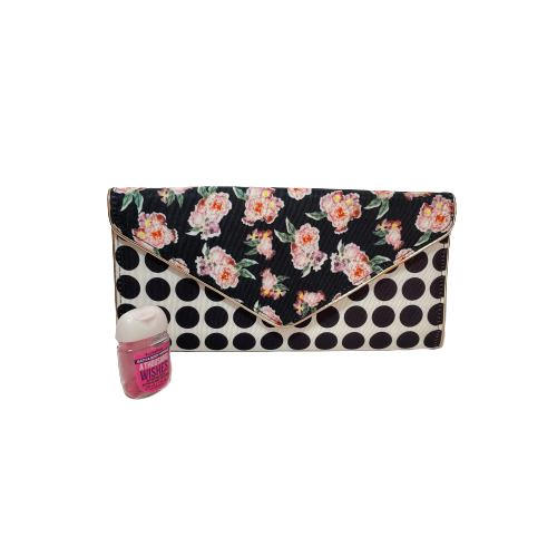 ALDO Polka Dot & Floral Printed Clutch | Pre Loved |