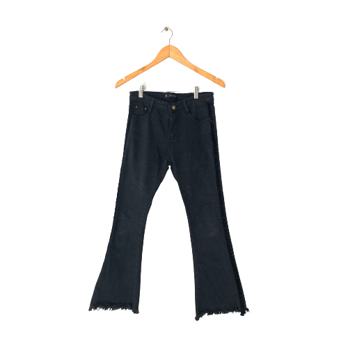 Mantra Black Glitter Bootcut Jeans