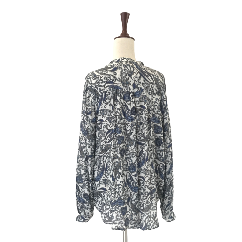 H&M White Paisley Printed Shirt | Gently Used |