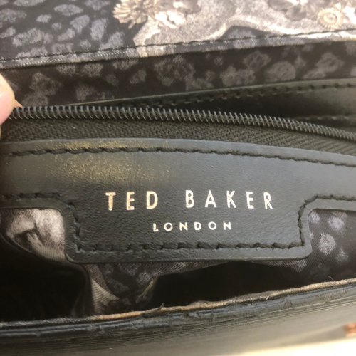 Ted Baker Black Leather Bow Detail Crossbody Bag | Pre Loved |