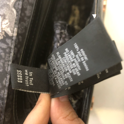 Ted Baker Black Leather Bow Detail Crossbody Bag | Pre Loved |