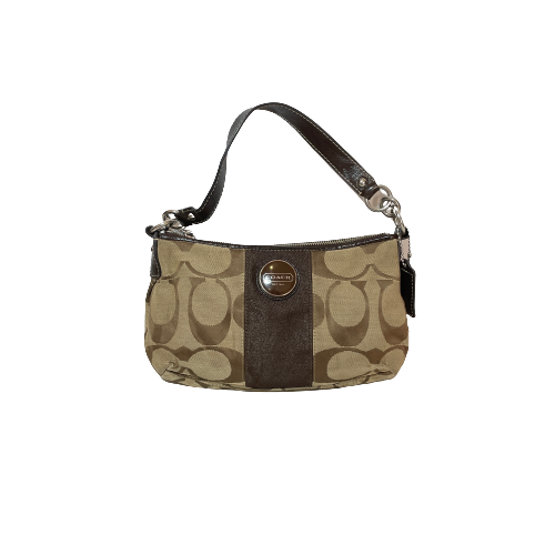 Coach Monogram Beige Crossbody Bag | Pre Loved |