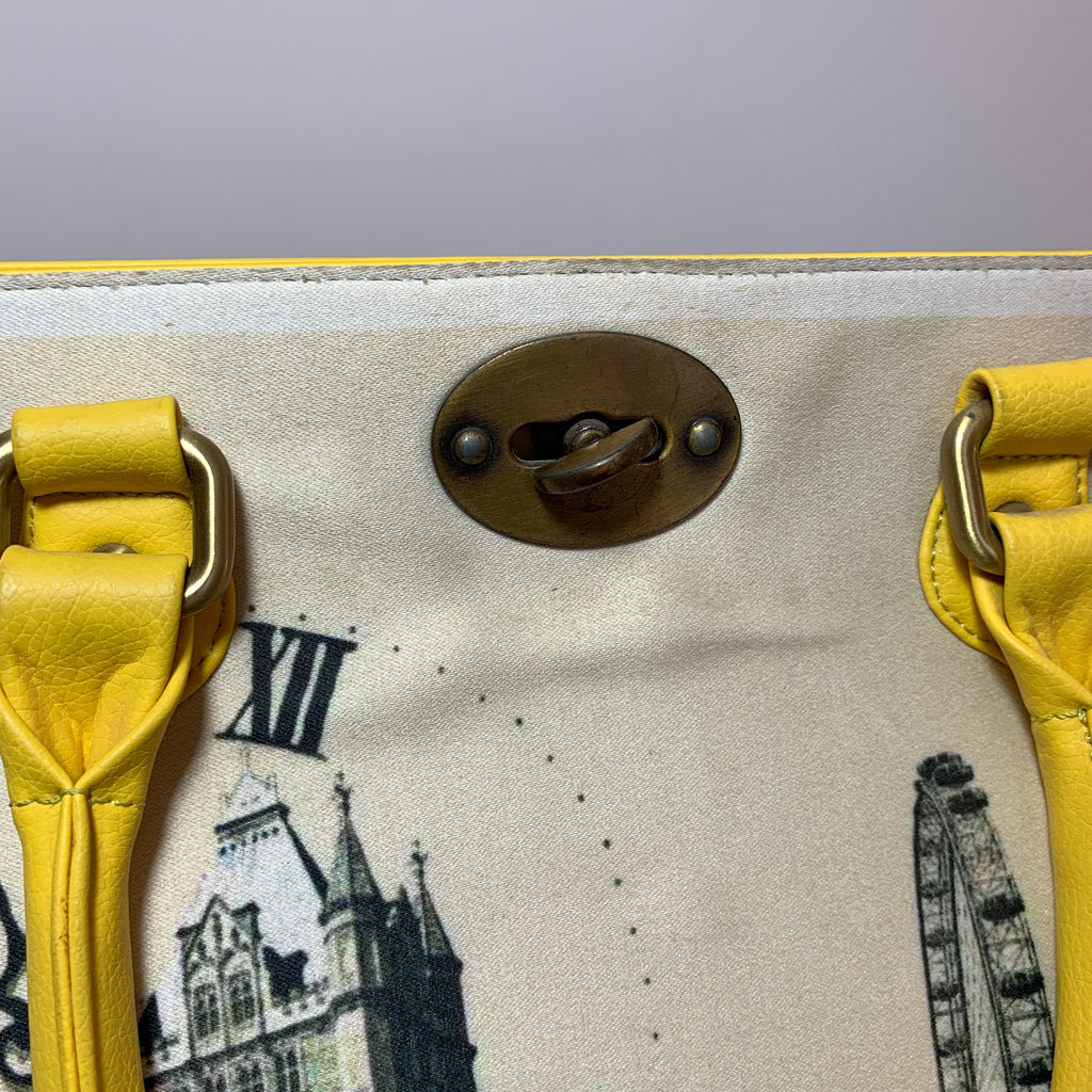 Deepak Perwani Limited Edition London Print Canvas Tote | Pre Loved |