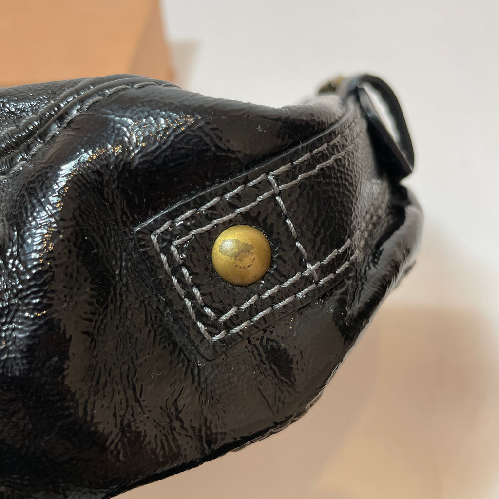 Coach Black Leather Mini Hobo Bag | Pre Loved |