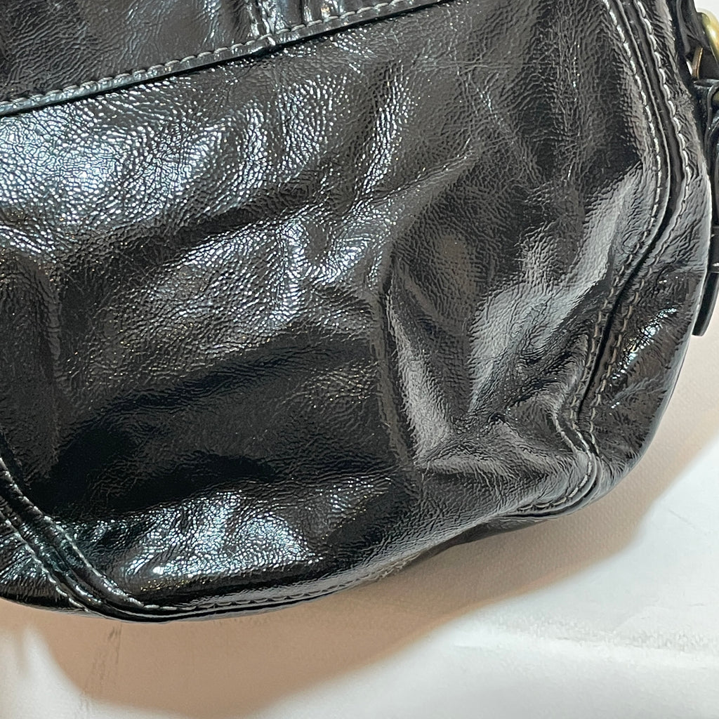 Coach Black Leather Mini Hobo Bag | Pre Loved |