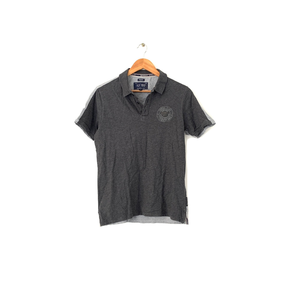 Armani Jeans Men's Grey Polo Shirt | Gently Used |