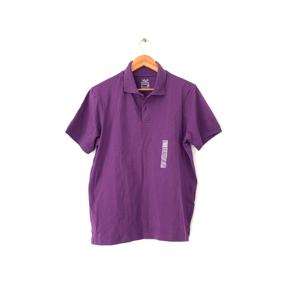 Splash Men's Purple Polo Shirt | Brand New |