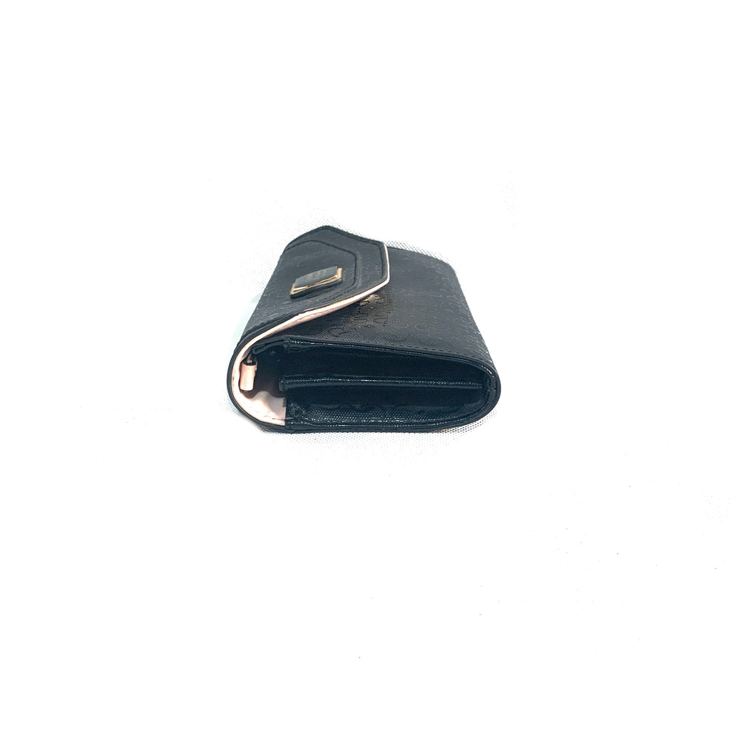 Guess Black Monogram Wallet-on-Chain | Gently Used |