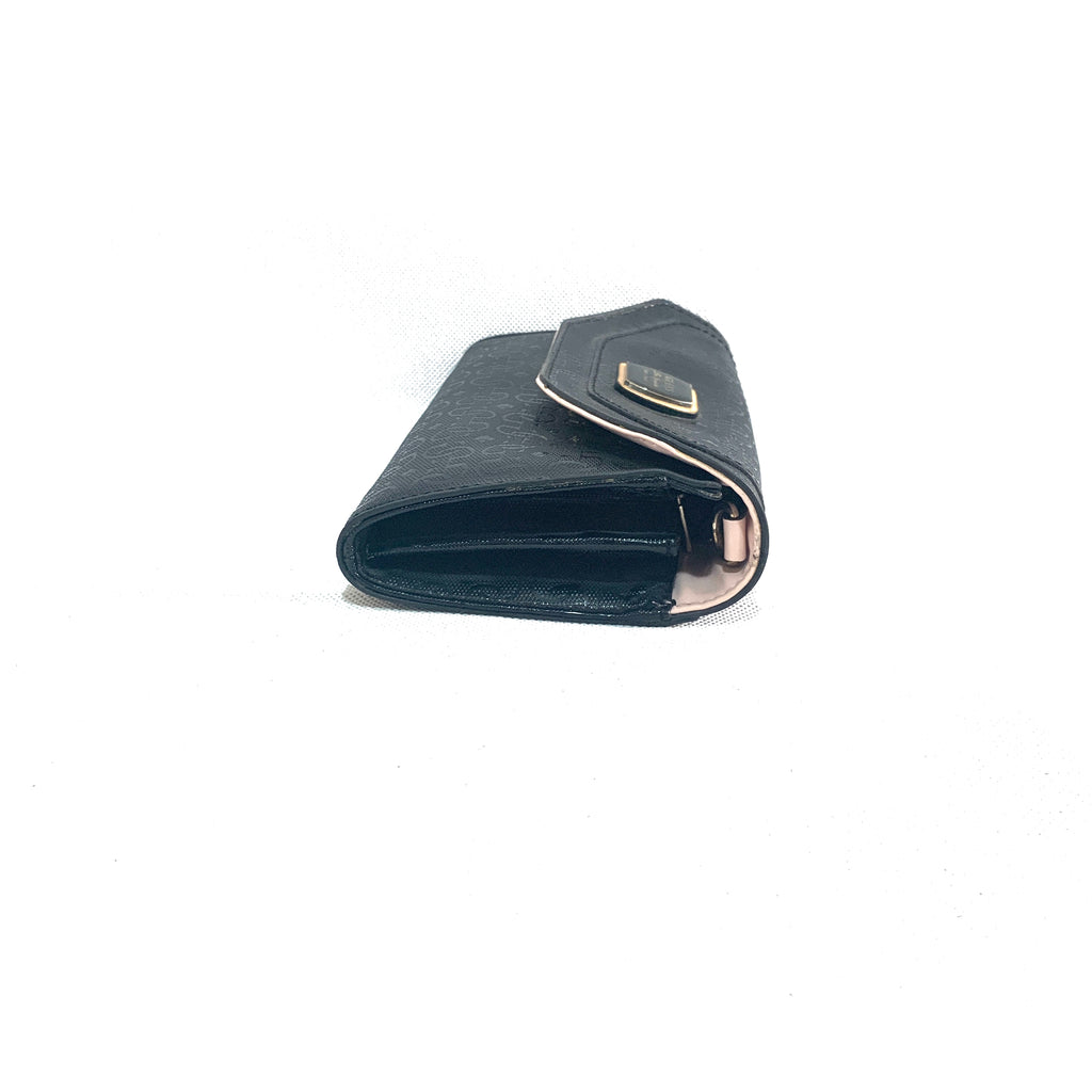Guess Black Monogram Wallet-on-Chain | Gently Used |