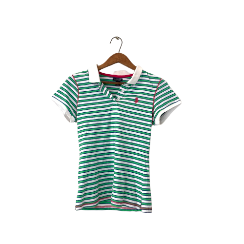 U.S Polo Association Striped Polo Shirt | Gently Used |