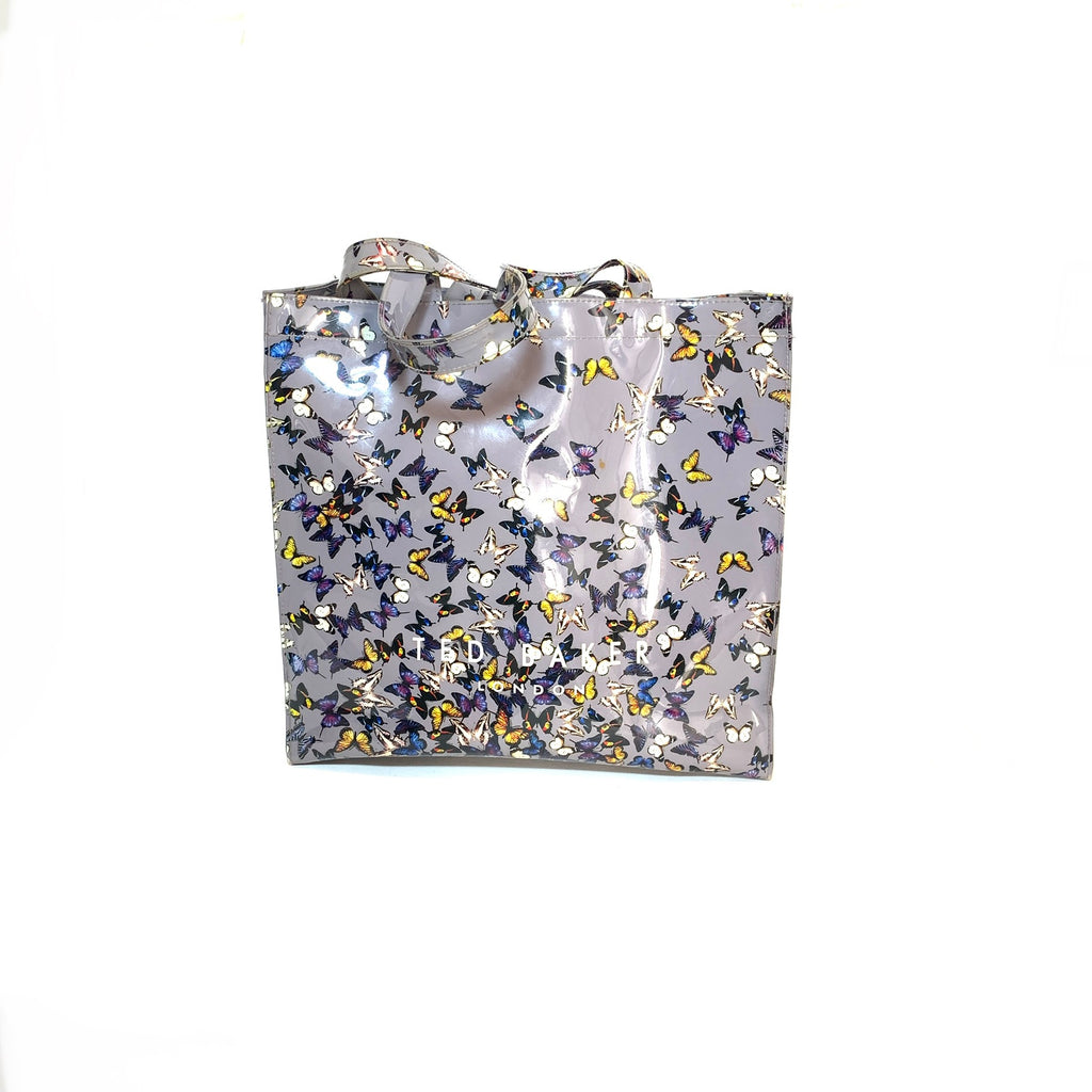 Ted Baker Grey Butterfly Shopper Tote | Pre Loved |