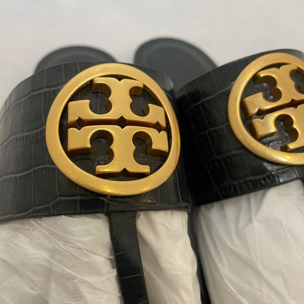 Tory Burch Black 'Benton Band' Sandals | Gently Used |