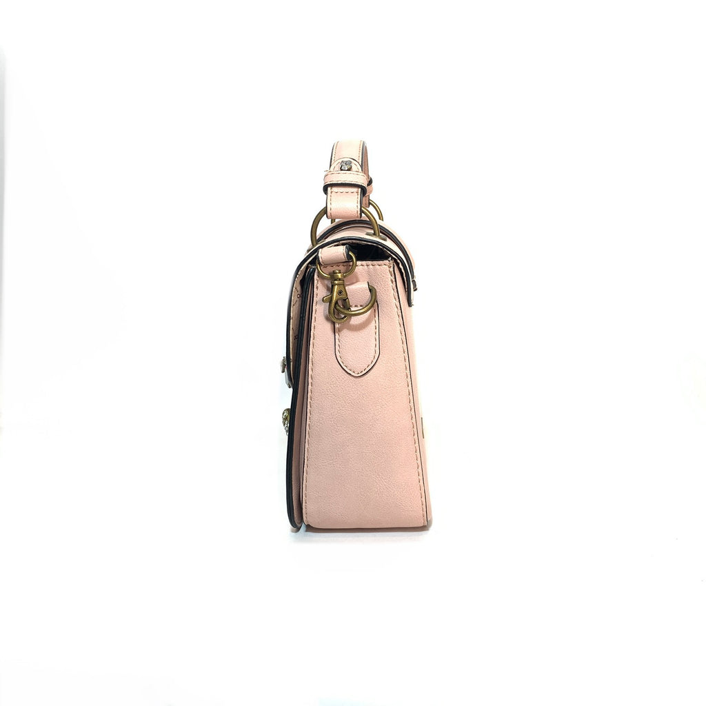 ALDO Light Pink Brooch Cross Body Bag | Pre Loved |