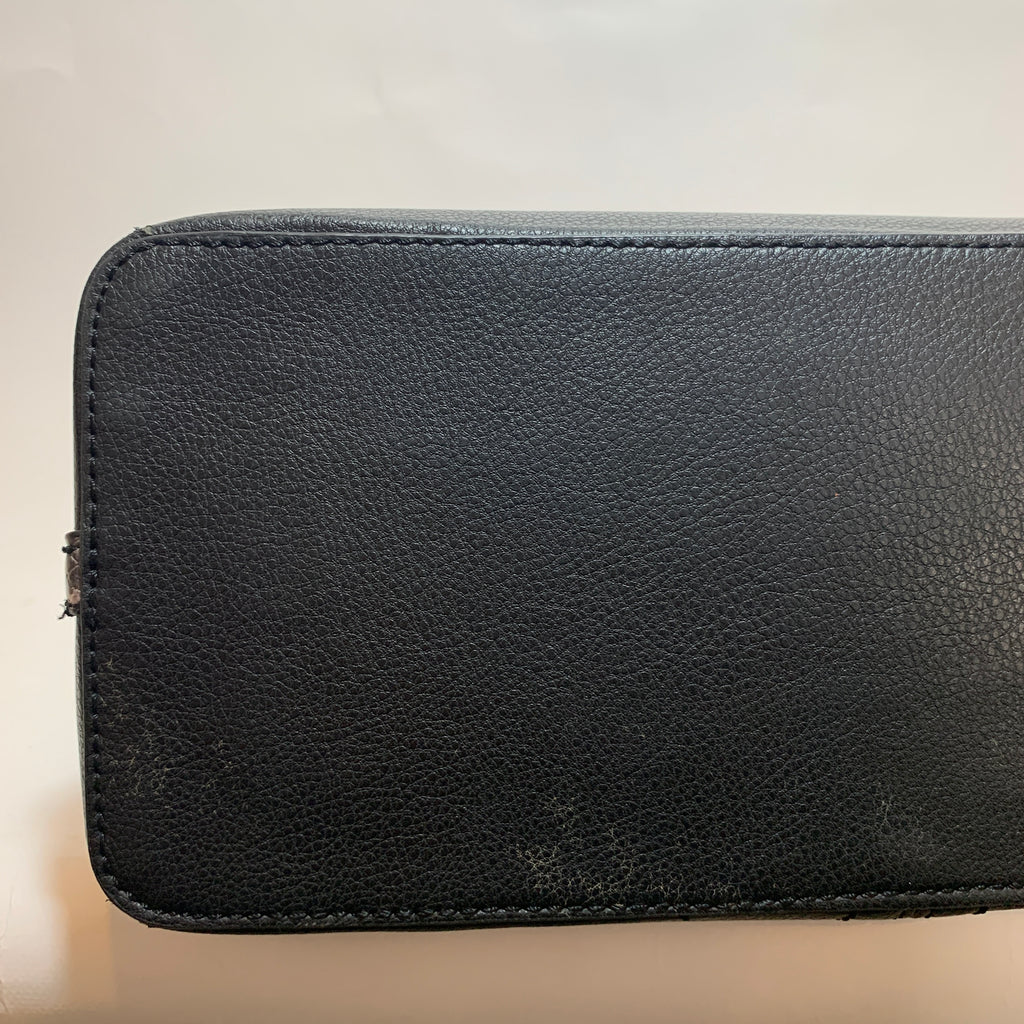 ALDO Black & Snakeskin Dome Tote | Gently Used |