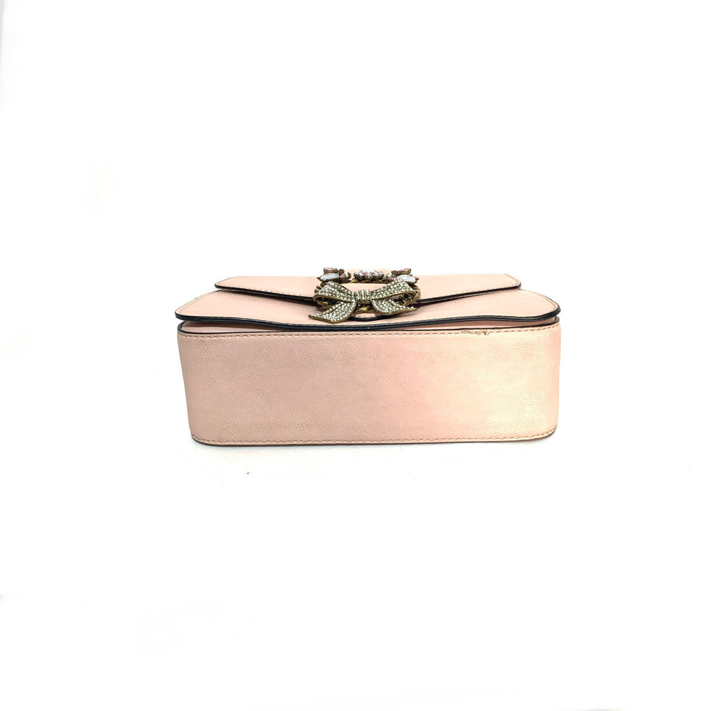 ALDO Light Pink Brooch Cross Body Bag | Pre Loved |