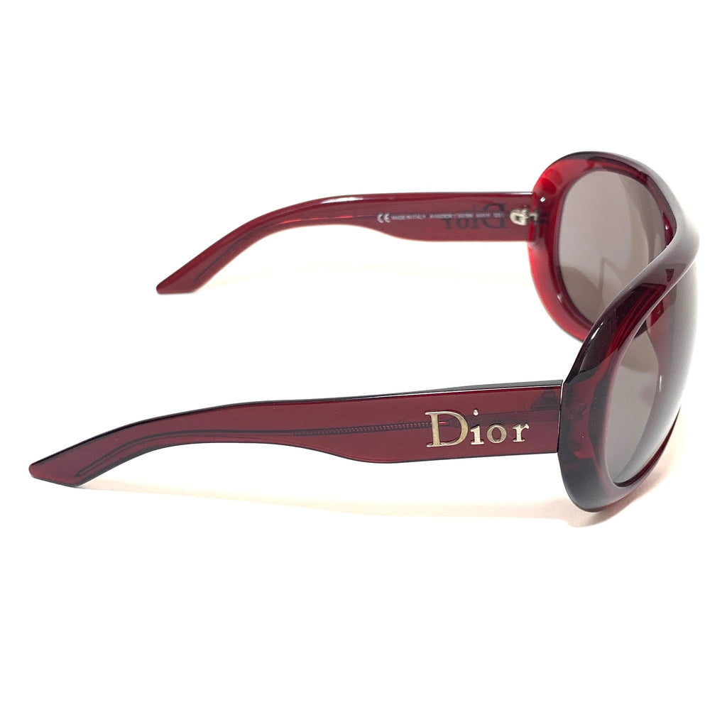 Dior 'Aviadior 1' Burgandy Sunglasses | Gently Used |