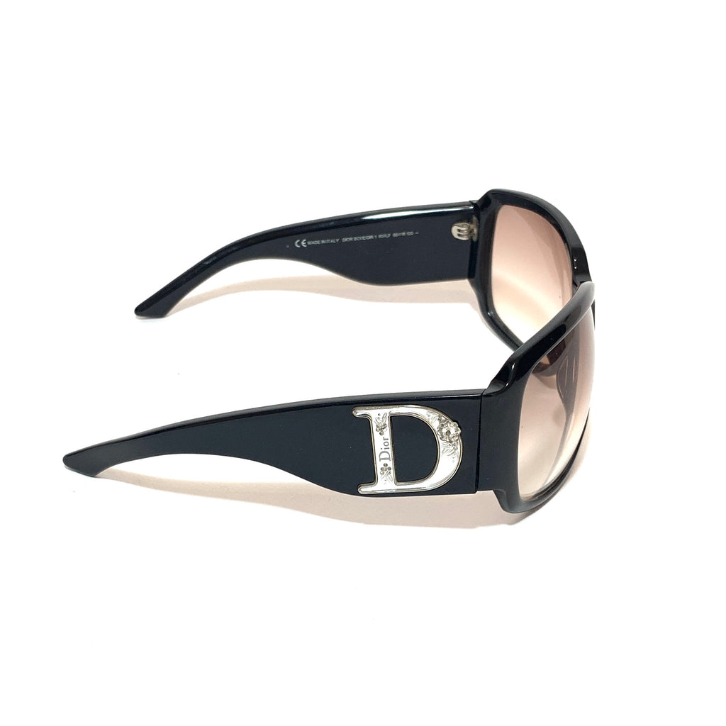 Dior 'Boudoir 1' Black Sunglasses | Pre Loved |