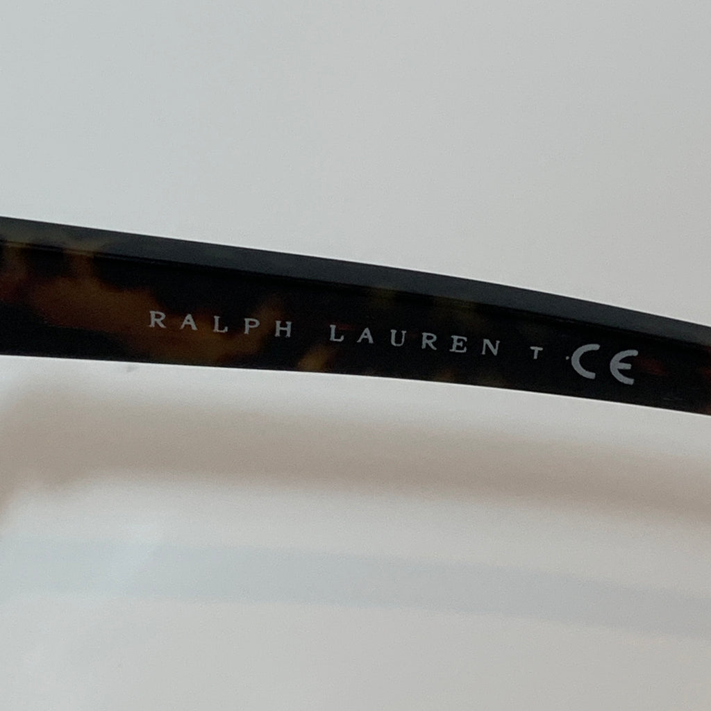 Ralph Lauren RL8070 Brown and Black Cat Eye Sunglasses | Like New |