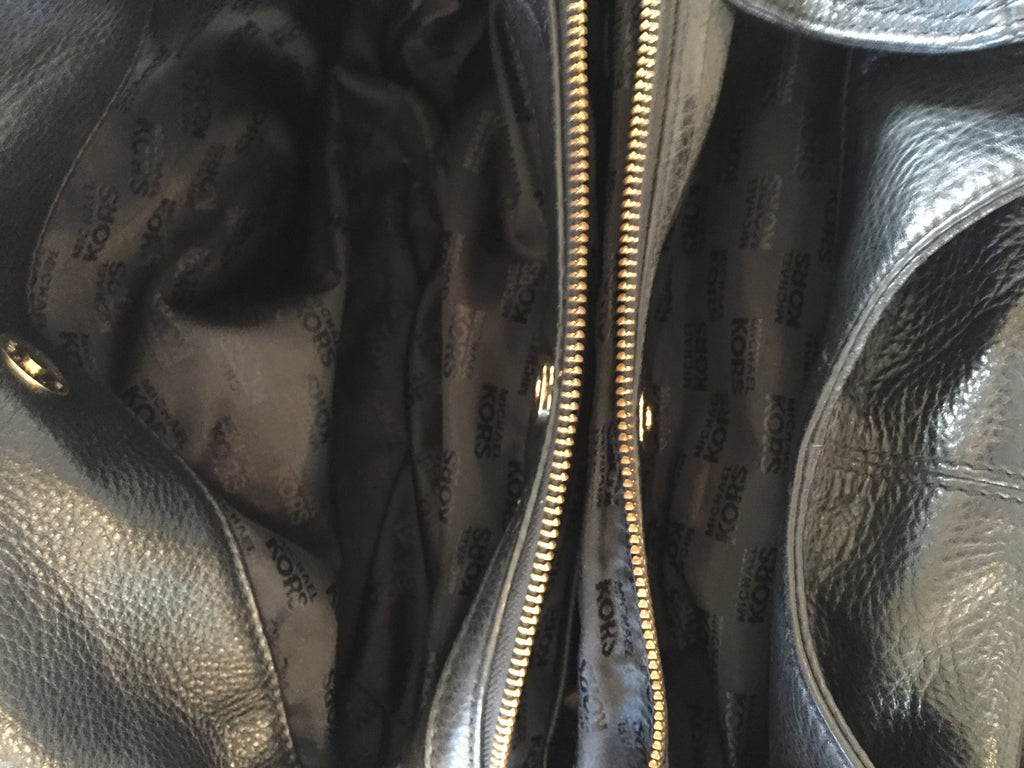 Michael Kors Black Leather Shoulder Bag | Pre Loved |