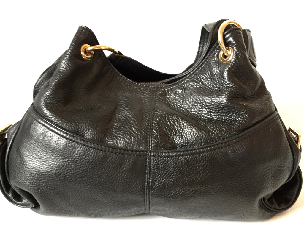 Michael Kors Black Leather Shoulder Bag | Pre Loved |