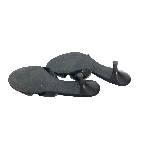 Naturalizer Black Heeled Sandals | Gently Used |