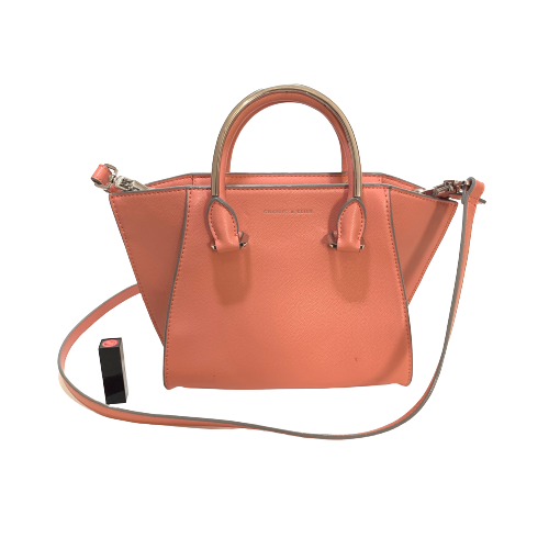 Charles & Keith Pink Satchel | Pre Loved |