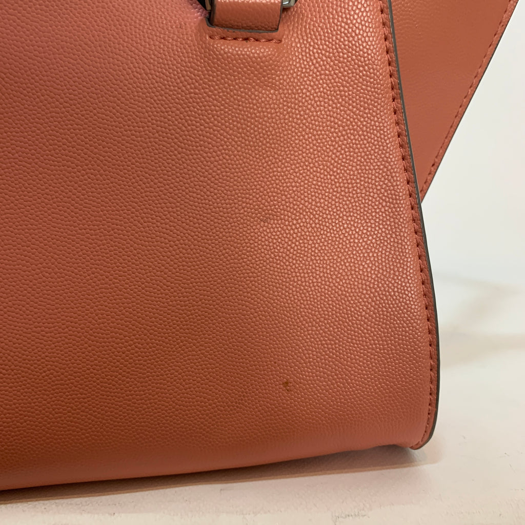 Charles & Keith Pink Satchel | Pre Loved |