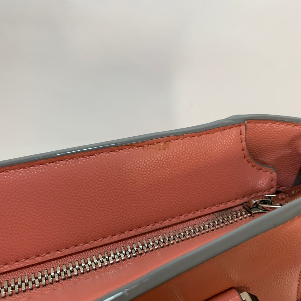 Charles & Keith Pink Satchel | Pre Loved |