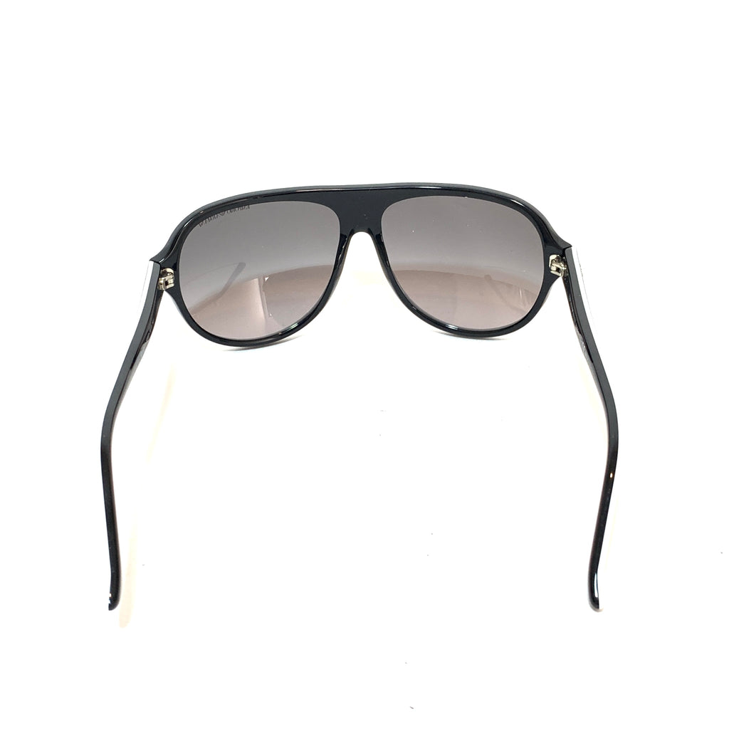 Emporio Armani EA9860/S Black and White Unisex Sunglasses | Like New |
