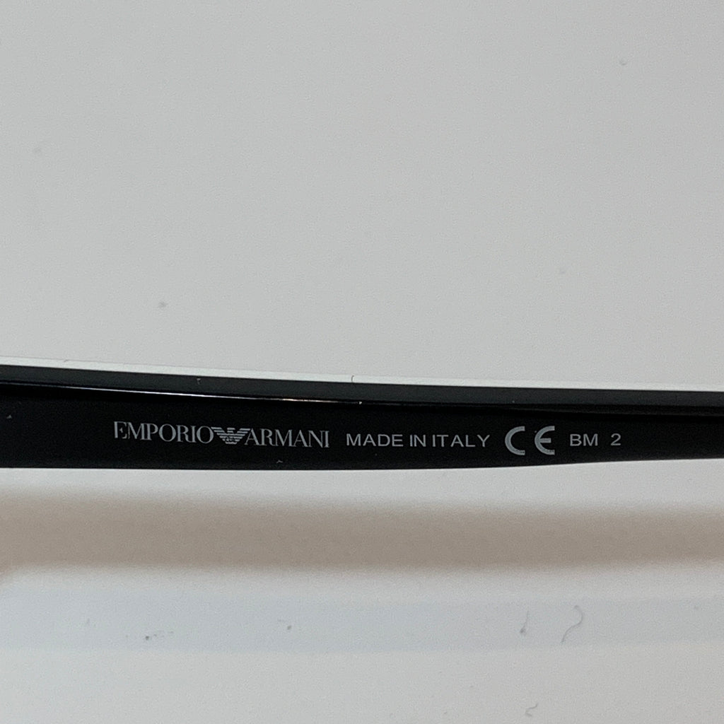 Emporio Armani EA9860/S Black and White Unisex Sunglasses | Like New |