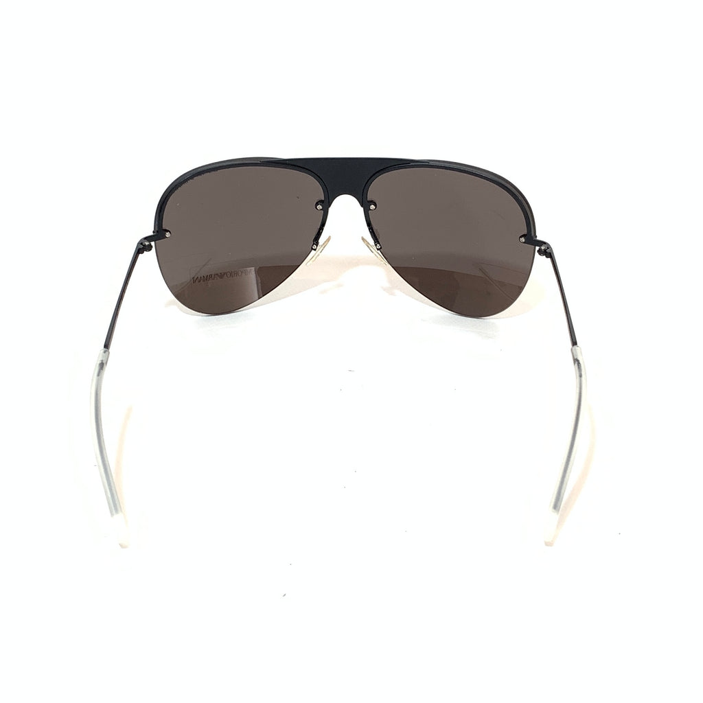 Emporio Armani EA9855/S Black Aviator Unisex Sunglasses | Like New |