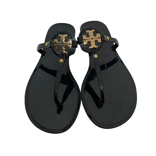 Tory Burch Black Miller Jelly Thong Sandals | Pre Loved |