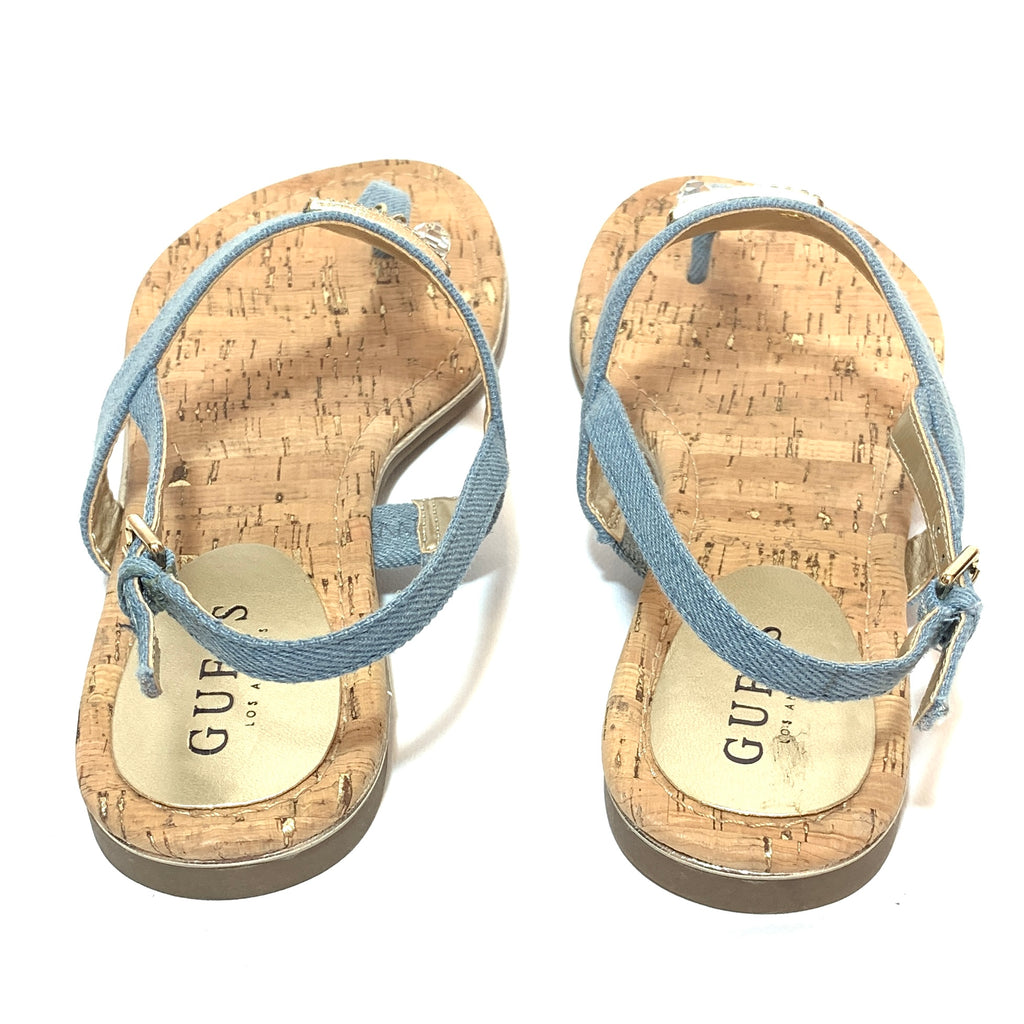 Guess Denim Thong Sandals | Like New |