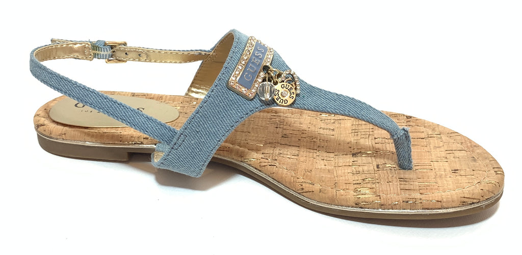 Guess Denim Thong Sandals | Like New |