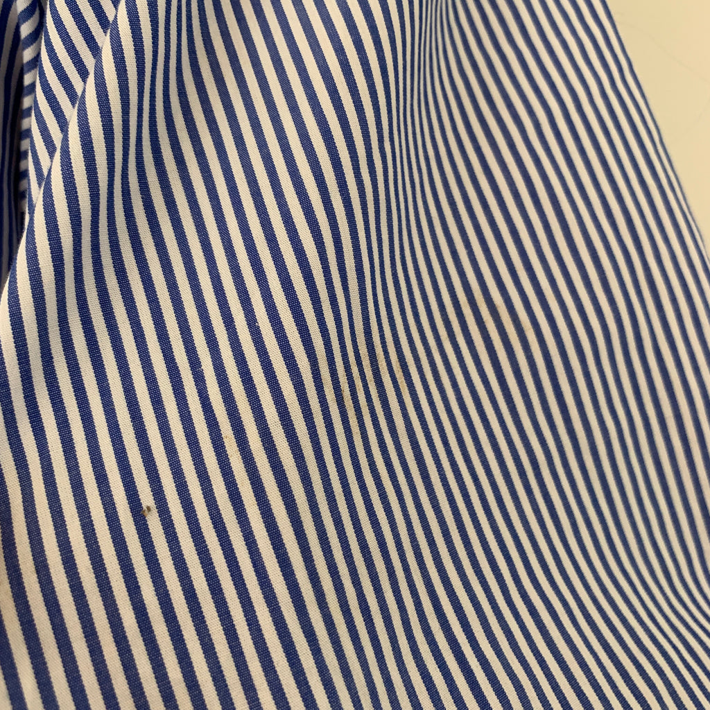 ZARA Blue & White Striped Shirt | Pre Loved |