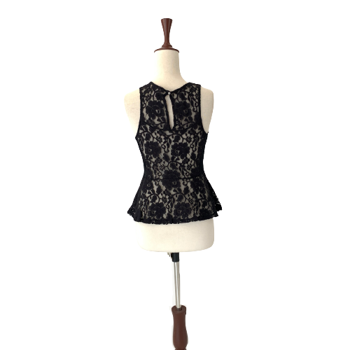 Forever 21 Black Lace Sleeveless Top | Gently Used |