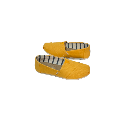 TOMS Yellow Canvas Shoes | Brand New |