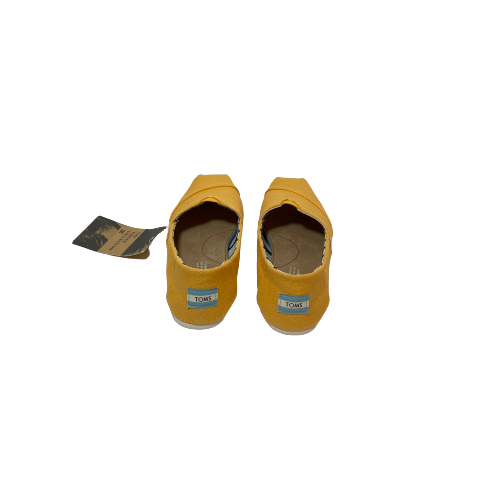 TOMS Yellow Canvas Shoes | Brand New |