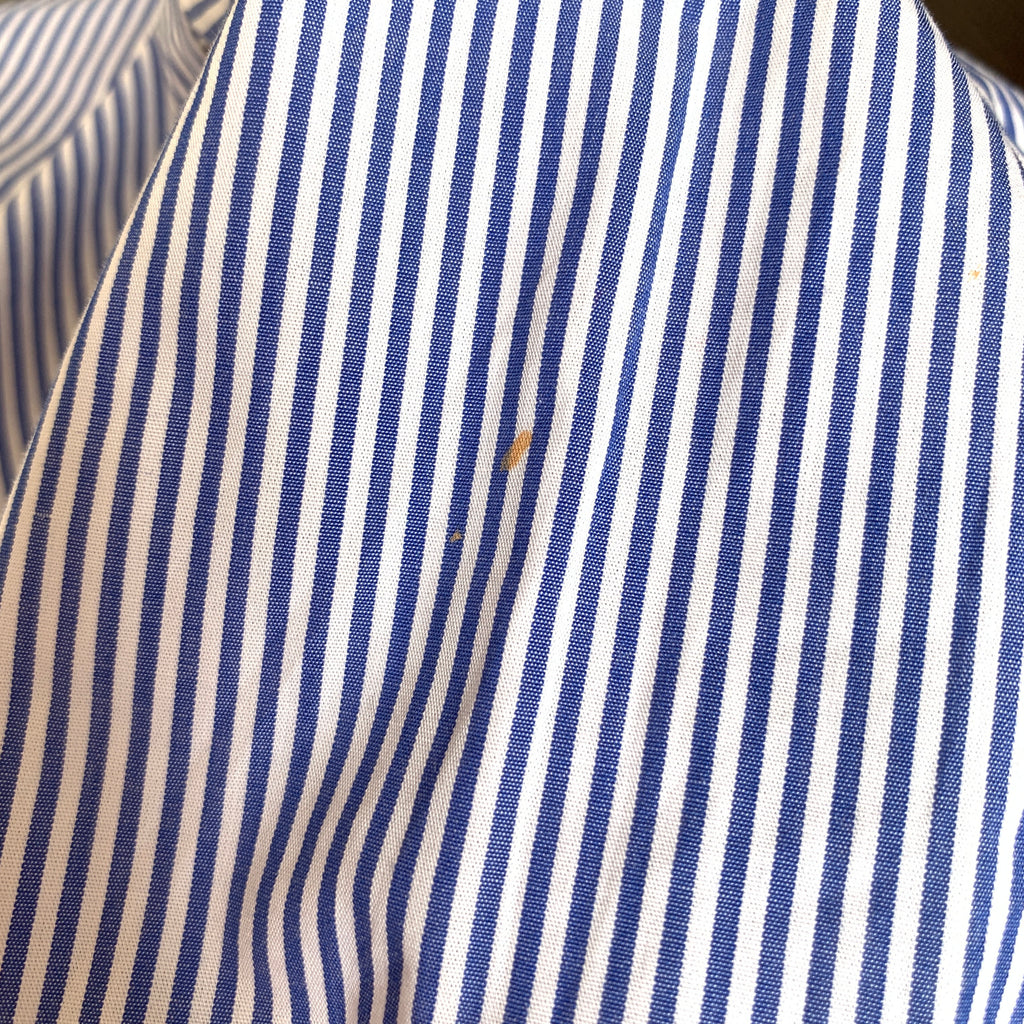 ZARA Blue & White Striped Shirt | Pre Loved |