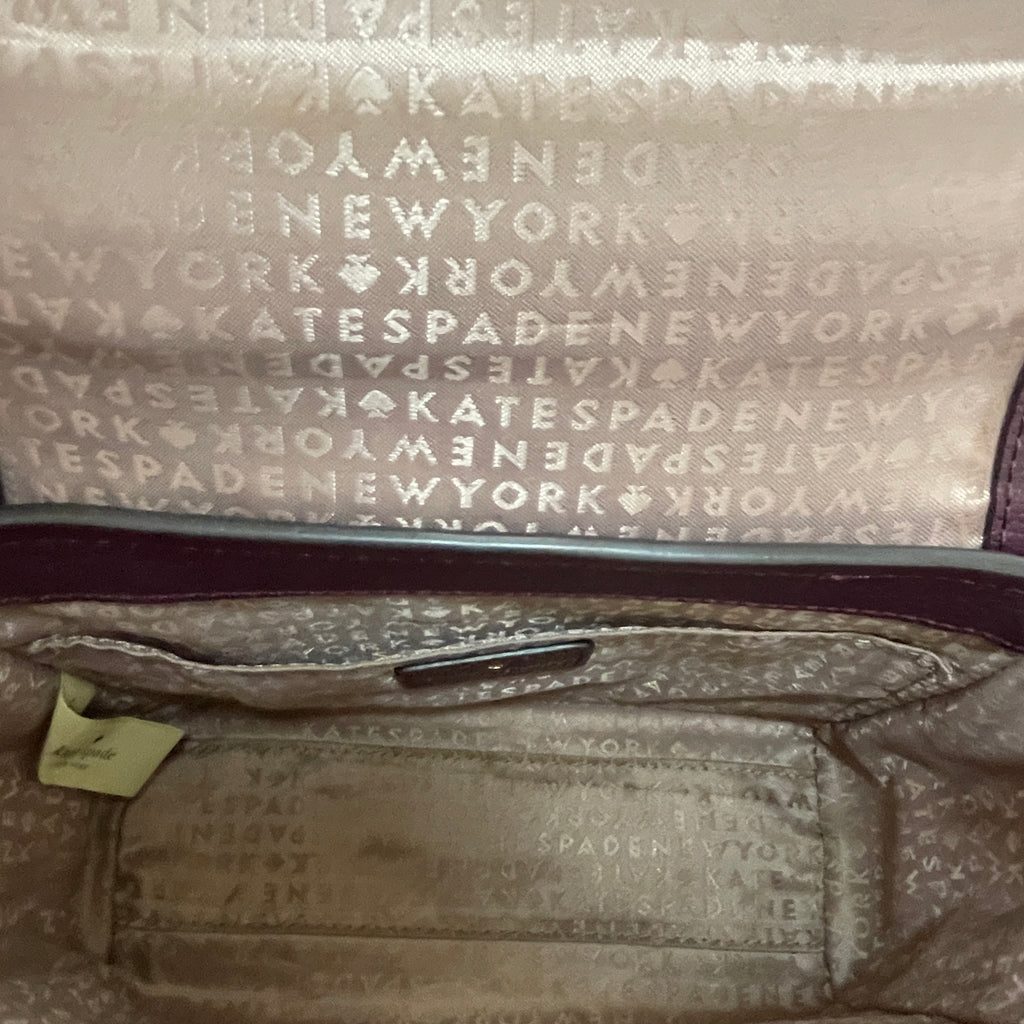 Kate Spade Purple Leather Patchwork Satchel | Gently Used |